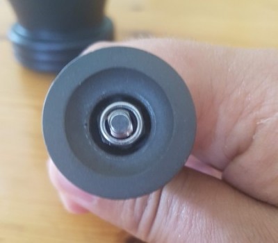 Slecht te bereiken moer