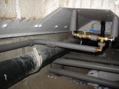 Waterleiding aftappen