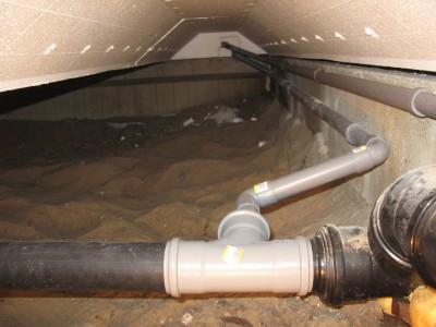 Riool aftappen en alles netjes afwerken